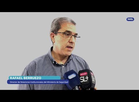 Rafael Berruezo, director de relaciones internacionales del ministerio de seguridad