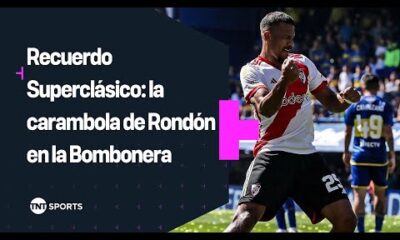 Recuerdo #SuperclÃ¡sico: la carambola de #RondÃ³n en La #Bombonera