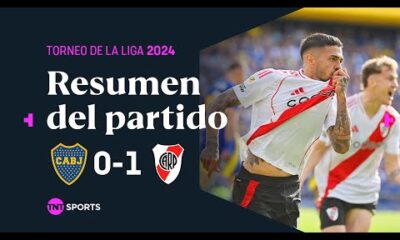 RIVER GANÃ el SUPERCLÃSICO en un FINAL CALIENTE | #Boca 0-1 #River | Resumen