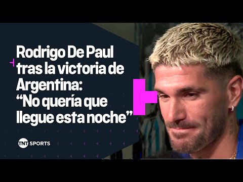 Rodrigo De Paul habló tras la goleada de Argentina ante Chile: “No querÃa que llegue esta noche” Rodrigo De Paul habló tras la goleada de Argentina ante Chile: “No querÃa que llegue esta noche”