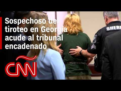 Sospechoso del tiroteo en Georgia acude al tribunal encadenado y será juzgado como adulto Sospechoso del tiroteo en Georgia acude al tribunal encadenado y será juzgado como adulto