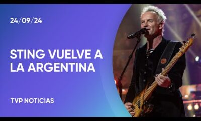 Sting anunció el regreso a la Argentina