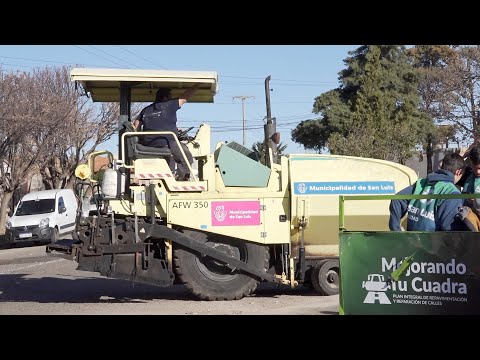 Testimonios de repavimentación en San Luis Testimonios de repavimentación en San Luis