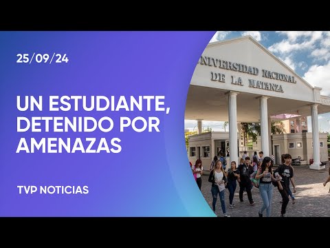 Un estudiante de Universidad de La Matanza fue detenido por amenazar a compañeros Un estudiante de Universidad de La Matanza fue detenido por amenazar a compañeros