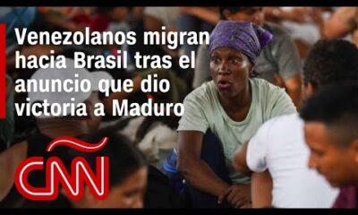 Venezolanos migran hacia Brasil tras el anuncio que dio victoria a Maduro