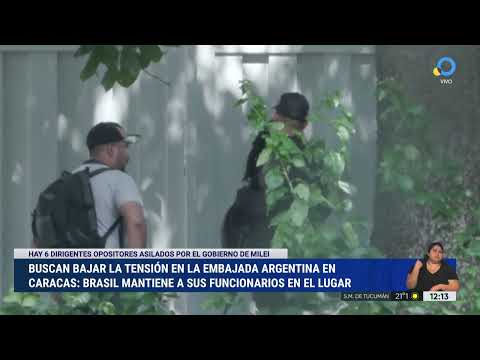 Venezuela: tensión en la embajada argentina en Caracas Venezuela: tensión en la embajada argentina en Caracas