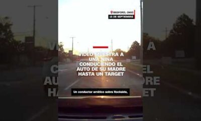 Video muestra a una niña conduciendo el auto de su madre hasta un Target