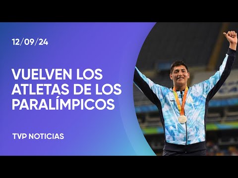 Volvieron los deportistas que fueron a los Paralímpicos