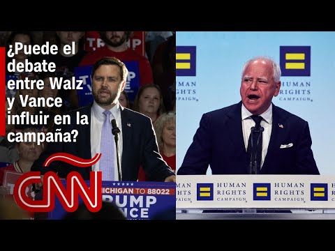 Walz y Vance, cara a cara: ¿puede el debate de vicepresidentes influir sobre la campaña