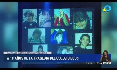 A 18 años de la tragedia del Colegio Ecos