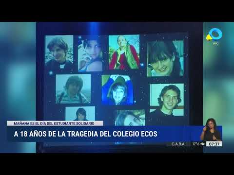 A 18 años de la tragedia del Colegio Ecos A 18 años de la tragedia del Colegio Ecos