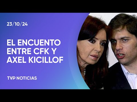 Acto en La Plata por aniversario de Abuelas: CFK y Axel Kicillof, juntos