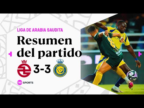 AL NASSR extraÃ±Ã³ a CRISTIANO RONALDO y rescatÃ³ un EMPATE ð¤ | #AlKholood 3-3 #AlNassr | Resumen