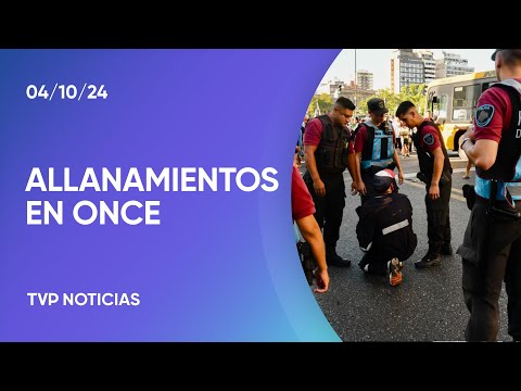 Allanamientos a depósitos de mercadería en Once Allanamientos a depósitos de mercadería en Once
