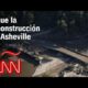 Así está la situación en Asheville, Carolina del Norte, semanas después del paso de Helene