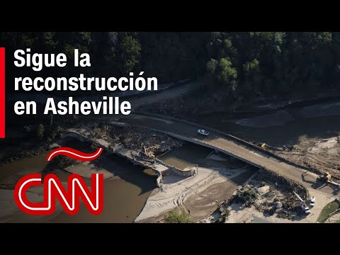 Así está la situación en Asheville, Carolina del Norte, semanas después del paso de Helene