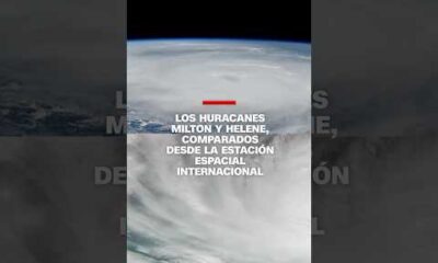 Así se ven los huracanes Milton y Helene desde la Estación Espacial Internacional