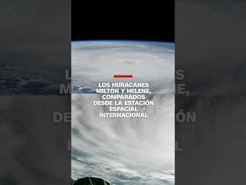 Así se ven los huracanes Milton y Helene desde la Estación Espacial Internacional Así se ven los huracanes Milton y Helene desde la Estación Espacial Internacional