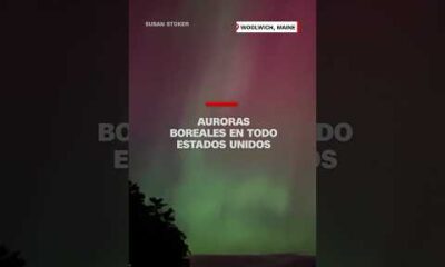 Así se vieron las auroras boreales en todo Estados Unidos