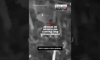 Ataque con cohetes de Hezbollah contra una ciudad israelí