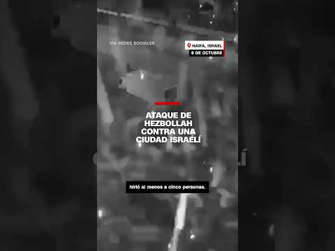 Ataque con cohetes de Hezbollah contra una ciudad israelí Ataque con cohetes de Hezbollah contra una ciudad israelí