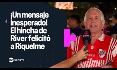 Â¡UN MENSAJE INESPERADO! ð® Este HINCHA de RIVER FELICITÃ a Juan RomÃ¡n RIQUELME