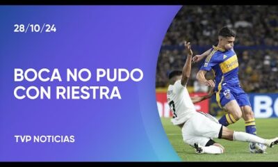 Boca no pudo pasar del empate ante Riestra en el debut de Gago en La Bombonera