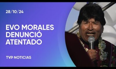 Bolivia: Evo Morales denunció atentado contra su vida