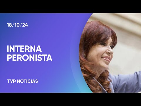 CFK presentó su lista para competir por el PJ