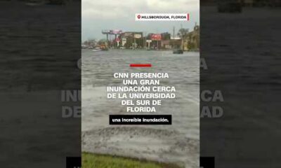 CNN presencia una gran inundación en el condado de Hillsborough, #Florida