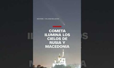 Coleta ilumina los cielos de Rusia y Macedonia