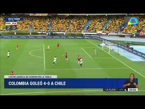 Colombia goleó 4-0 a Chile Colombia goleó 4-0 a Chile