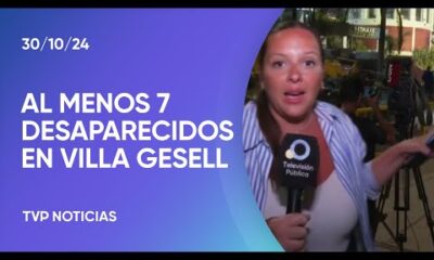 Continúa la búsqueda de sobrevivientes en Gesell