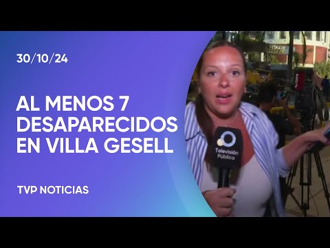 Continúa la búsqueda de sobrevivientes en Gesell Continúa la búsqueda de sobrevivientes en Gesell