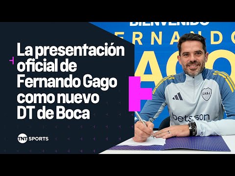 ð¨ La presentación oficial de Fernando Gago como nuevo DT de Boca ð¨ La presentación oficial de Fernando Gago como nuevo DT de Boca
