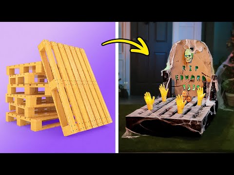 DECORACIONES DE HALLOWEEN ECONÓMICAS PARA TU PATIO 💀 DECORACIONES DE HALLOWEEN ECONÓMICAS PARA TU PATIO 💀