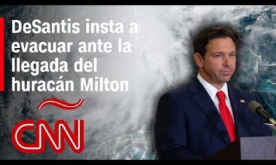 DeSantis insta a residentes a evacuar ante la llegada del huracán Milton en Florida