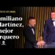 DIBU MARTÃNEZ recibiÃ³ el TROFEO YASHIN al MEJOR ARQUERO de manos de LAUTARO MARTÃNEZ