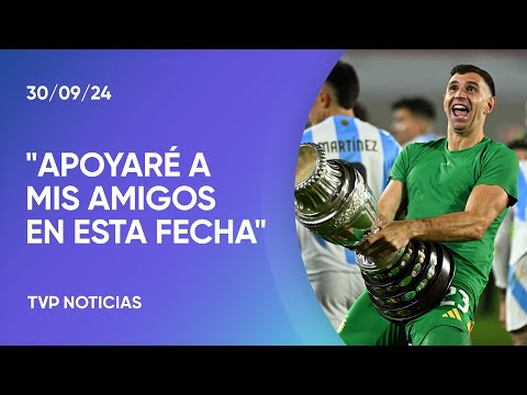 Dibu Martínez pidió disculpas luego de la sanción Dibu Martínez pidió disculpas luego de la sanción