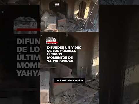 Difunden un video de los posibles últimos momentos de Yahya Sinwar Difunden un video de los posibles últimos momentos de Yahya Sinwar