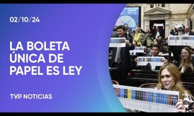 Diputados convirtió en ley la Boleta Única de Papel