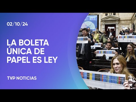 Diputados convirtió en ley la Boleta Única de Papel Diputados convirtió en ley la Boleta Única de Papel