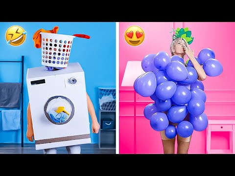 DISFRACES DE ÚLTIMA HORA PARA HALLOWEEN 🧛‍♂️ IDEAS DE MAQUILLAJE Y DECORACIÓN HECHAS A MANO