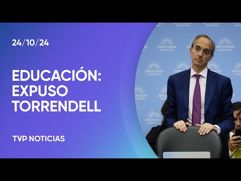Educación: Torrendell defiende el Presupuesto 2025 Educación: Torrendell defiende el Presupuesto 2025