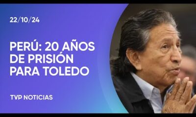 El expresidente peruano Alejandro Toledo fue sentenciado a 20 años de prisión por corrupción