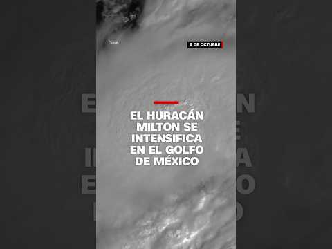 El huracán Milton se intensifica en el golfo de México El huracán Milton se intensifica en el golfo de México