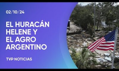 El impacto del huracán Helene en el agro argentino