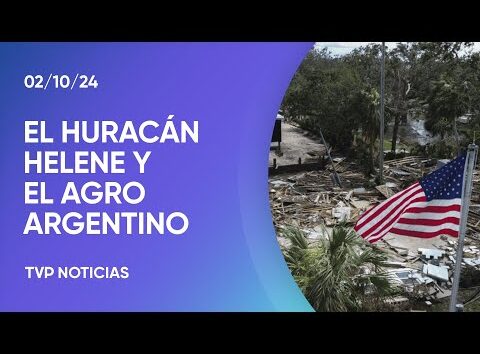 El impacto del huracán Helene en el agro argentino