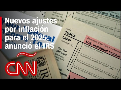 El IRS anuncia ajustes fiscales por la inflación para el año tributario 2025 El IRS anuncia ajustes fiscales por la inflación para el año tributario 2025