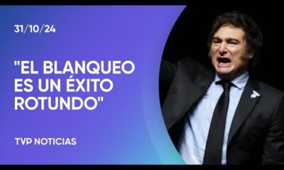 El Presidente expresó su satisfacción por el blanqueo, que se extendió hasta el 8 de noviembre